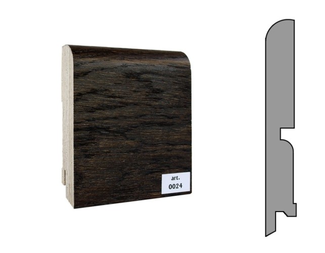 Плинтус шпонированный  Finitura/Финитура 120х15х2400мм арт.024